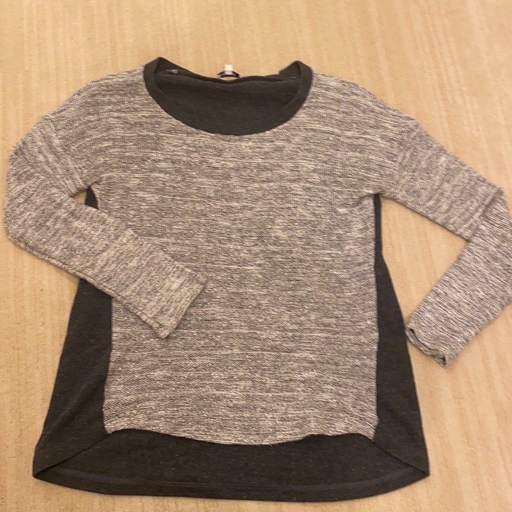 Splendid mixed media cotton sweater